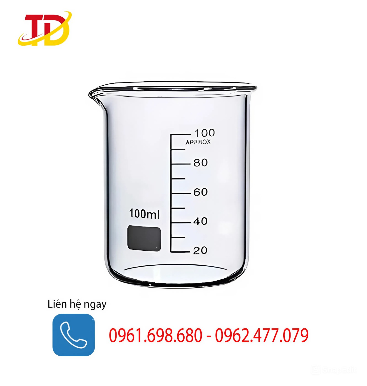 Cốc thủy tinh 100ml