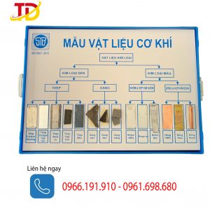 mẫu vật liệu cơ khí